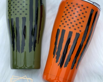 Flag Tumbler | Custom Tumbler | American flag