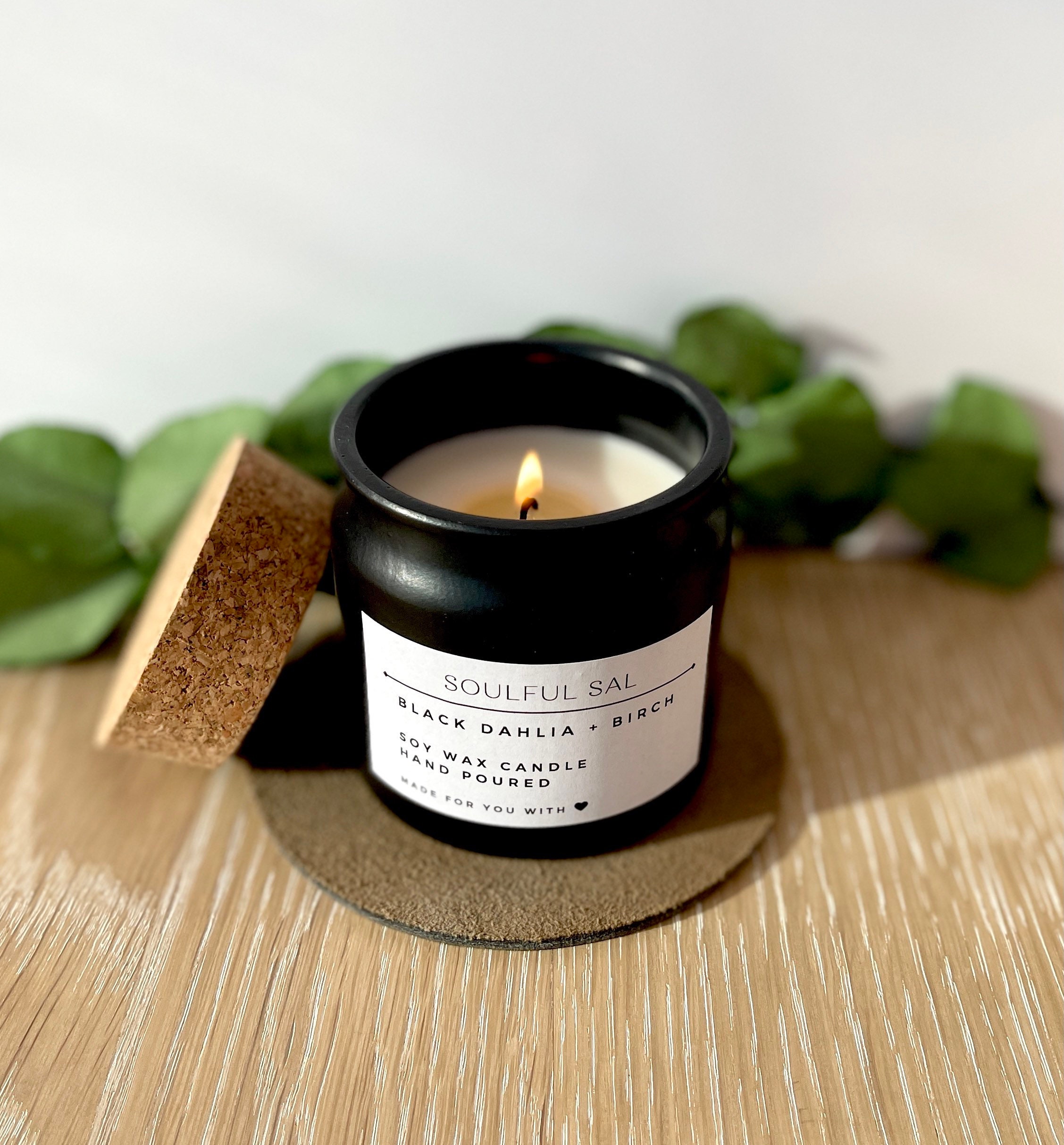 Birthday Candle Soy Wax Scented Candle with Personalized ...
