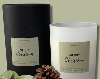 XMAS** soy wax candle, scented candle, Christmas gift, friendship, sustainable, vegan