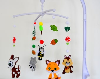 Mobile Animal Foret Etsy France