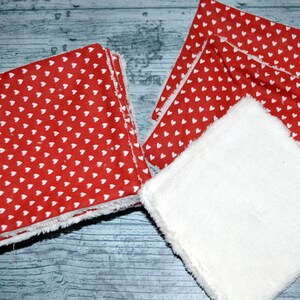 Set of 10 washable make-up remover wipes (bamboo sponge)