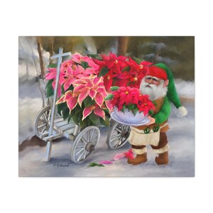 Poinsettia Cart