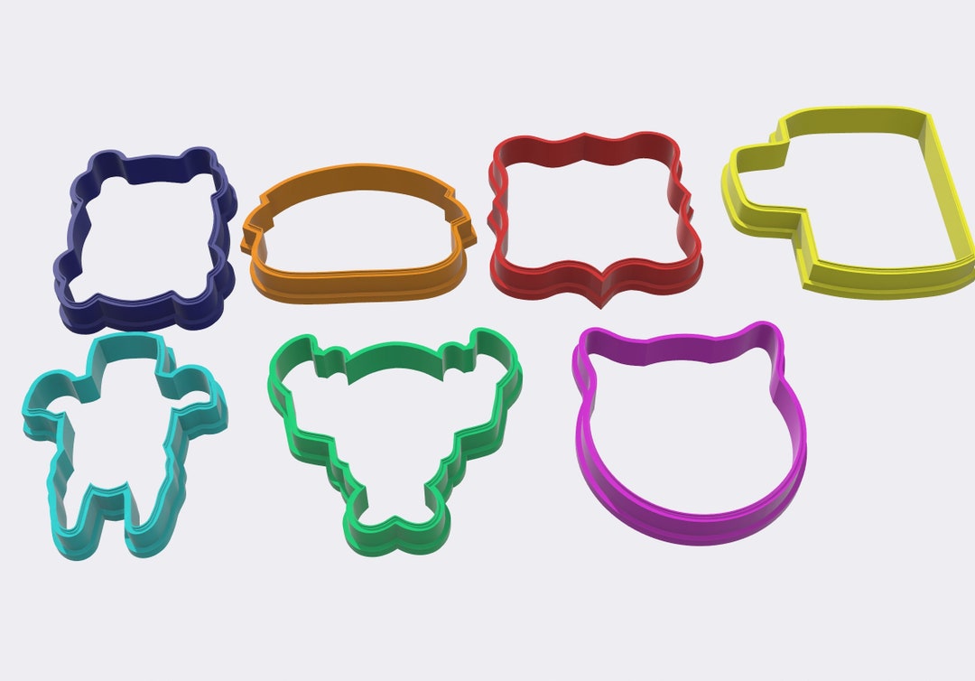 3D Printed Cookie Cutters Custom Cookie Cutter Marvel DC Valentines