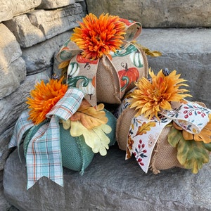 Fall Pumpkin Decor, Pumpkin, Floral Pumpkin, Fall Center Piece, Fall Floral Arrangement, Fall Decor, Autumn Decor, Fall Farmhouse Decor