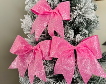 Farrisilk Ribbon, pink Candy ribbon, light pink ribbon, glitter