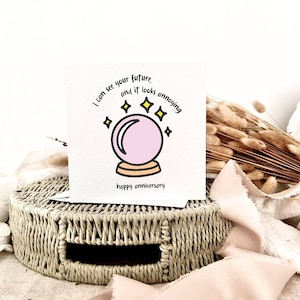 Carte d'anniversaire drôle | Joyeux anniversaire de mariage pour mari/femme, cadeau humoristique amusant pour couple, futur anniversaire pour petite amie petit ami