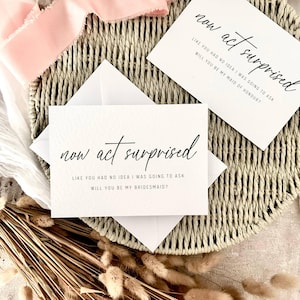Sta nu versteld | Aanzoek bruidsmeisje cadeau voor haar, gepersonaliseerde bruidsmeisje trouwkaart, kaart Will You Be My Bridesmaid Box