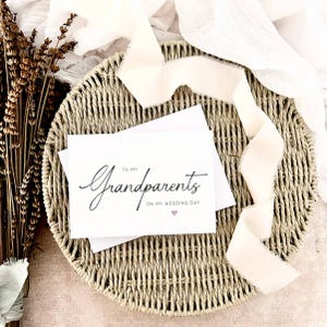 le jour du mariage de mes grands-parents | Merci de la part des mariés, souvenir personnalisé pour mariage