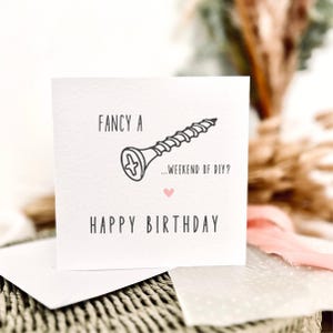 Tarjeta de cumpleaños DIY para un amante / Feliz cumpleaños para tu pareja, tarjeta divertida para esposo o esposa, regalo de broma para pareja, tarjeta para novio o novia