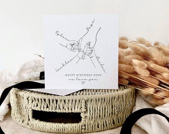 Tarjeta de cumpleaños personalizada para el abuelo - Un recuerdo inolvidable de los nietos