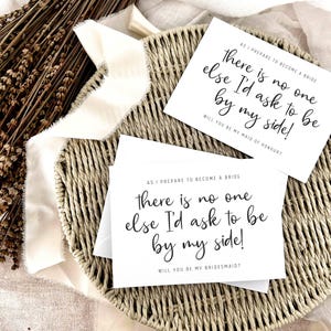 Diventa una sposa/regalo per le damigelle d'onore, proposta personalizzata "Sarai la mia damigella d'onore", cartolina di proposta con scatola per damigelle d'onore per matrimonio