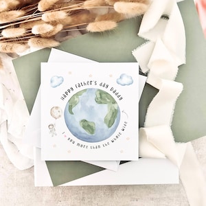 carte personnalisée pour la fête des pères | Cadeau fête des pères pour papa, cadeau spécial pour lui, cartes d'enfants pour la fête des pères pour papa, souvenir pour papa