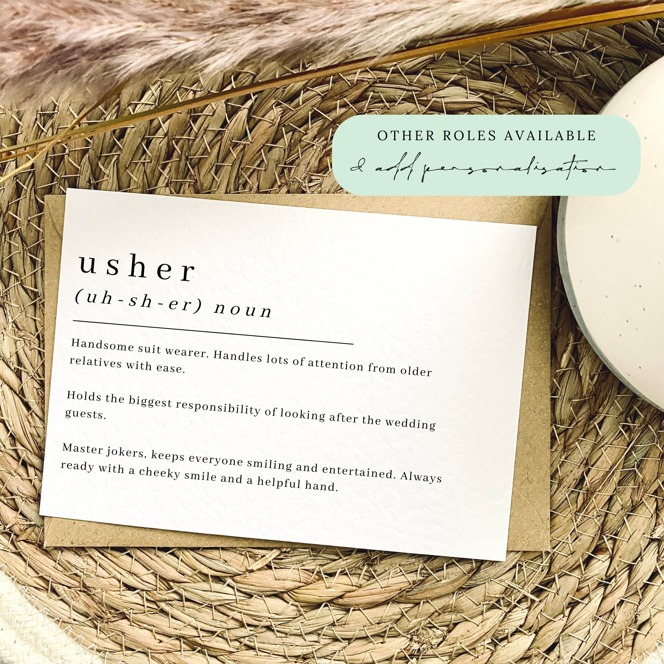 usher meaning in bengali