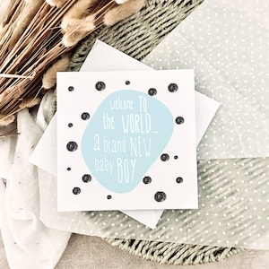 Nouvelle carte bébé garçon | Cadeau mignon pour les nouveaux parents, carte de félicitations pour l'arrivée de bébé, carte mignonne pour des jumeaux, carte personnalisée pour l'arrivée d'un bébé entre amis