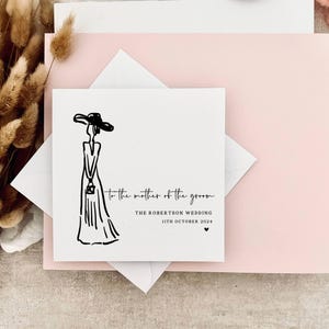 Mère du marié carte de vœux | Souvenir personnalisé pour maman, remerciement de la belle-mère, cadeau de mariage pour maman, cadeau pour elle