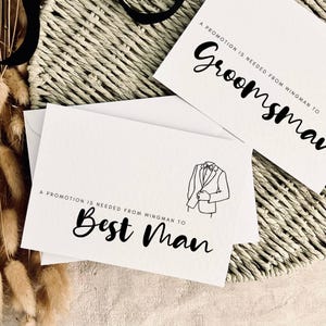 Ailier promotionnel | Proposition sera-t-elle mon garçon d'honneur, cadeau amusant sera-tu mon meilleur homme pour lui, remplissage de boîte cadeau proposition Usher personnalisé