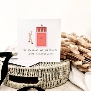 d'anniversaire amusante | Impression de rencontres en ligne, carte d'anniversaire pour petite amie et femme, cadeau d'anniversaire pour mari et petit ami