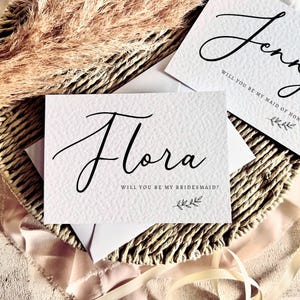 Carte personnalisée Serez-vous ma demoiselle d'honneur, cadeau souvenir de demoiselle d'honneur pour elle, remplissage de boîte de demoiselle d'honneur, cadeau de mariage pour une amie