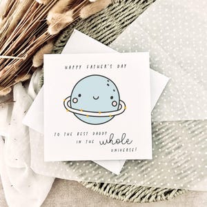 Personalisierte Vatertagskarte | Bester Daddy Vatertagskarte, Geschenk für Ihn zum Vatertag, Besondere Karte für Dada, Dad-Karte von Kids Baby