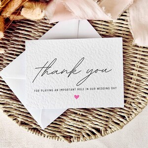 Cartão postal de agradecimento para o dia do casamento, presente personalizado para alguém especial, obrigado por participar do nosso casamento, presente de casal em caixa de correio
