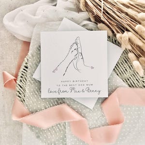 Biglietto di auguri di compleanno per mamma di cane / Biglietto personalizzato per mamma di cane, regalo per mamma di cane da Pets, regalo per amanti dei cani per lei, biglietto di auguri di compleanno dai cani