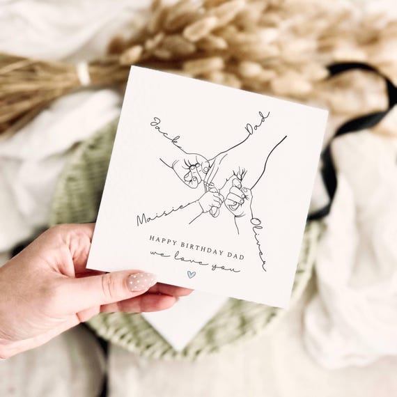 NQEUEPN Première Carte Fête Des Pères, Carte D'Anniversaire Pour Nouveau Papa Avec Enveloppe Délicate Carte De 1er Anniversaire Comme Mon Papa De Bébé Garçon Fille Fils Fille Cadeau Pour Papa