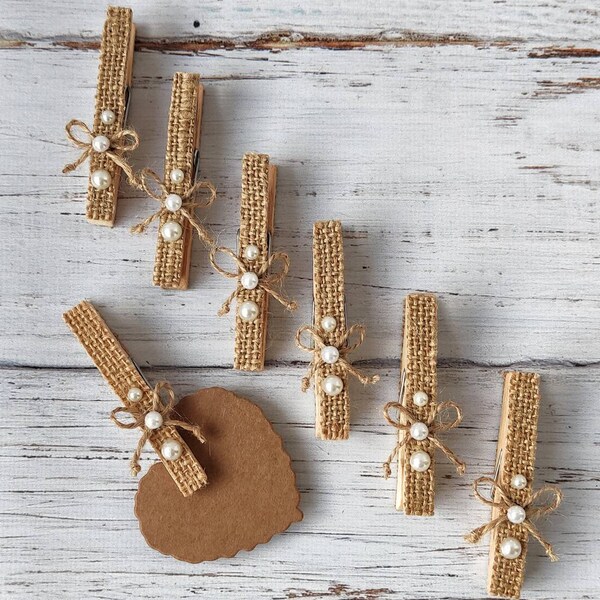 Wedding Clothespins Etsy