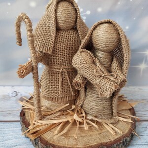 Nativity Scene Christmas Nativity Set Rustic Christmas Table Decor