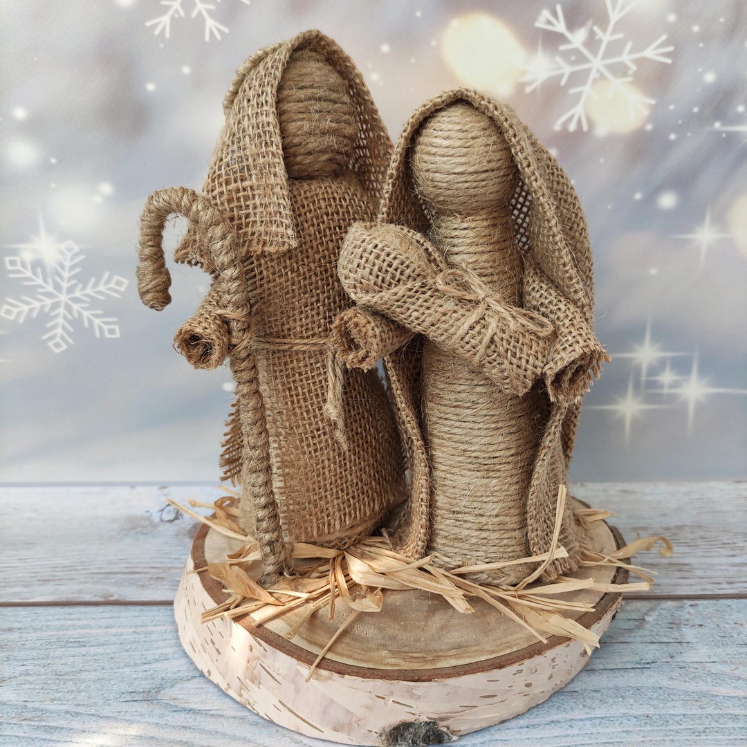 Nativity Scene Christmas Rustic Nativity Set Christmas Gift Unique ...