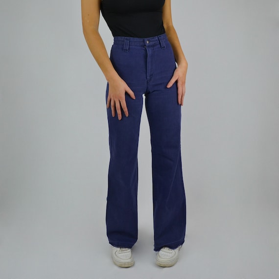 Dark Blue Dittos Flared Jeans | W23" L32"