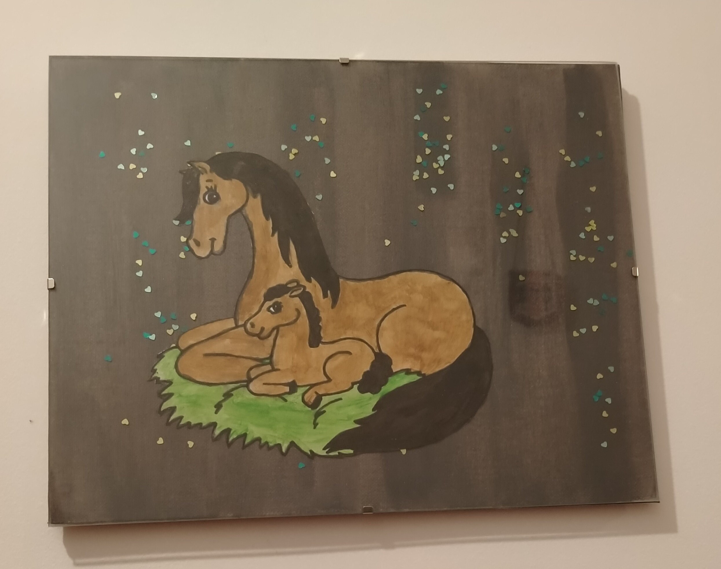 Toile Chevaux en Peinture