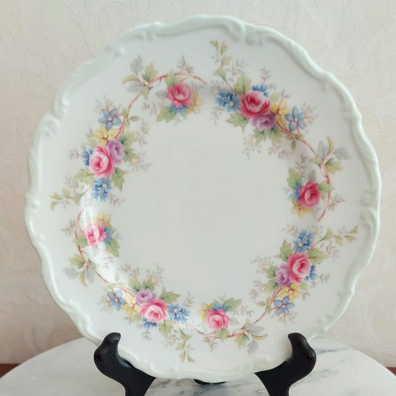 超レア　ロイヤル・アルバート　オールドカントリーローズ高足付き皿 超レア ロイヤル・アルバート オールドカントリーローズ高足付き皿 超