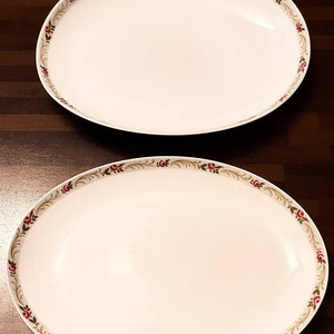 Eschenbach Bavaria AZC series set of 2 large bowls, vintage 50s.