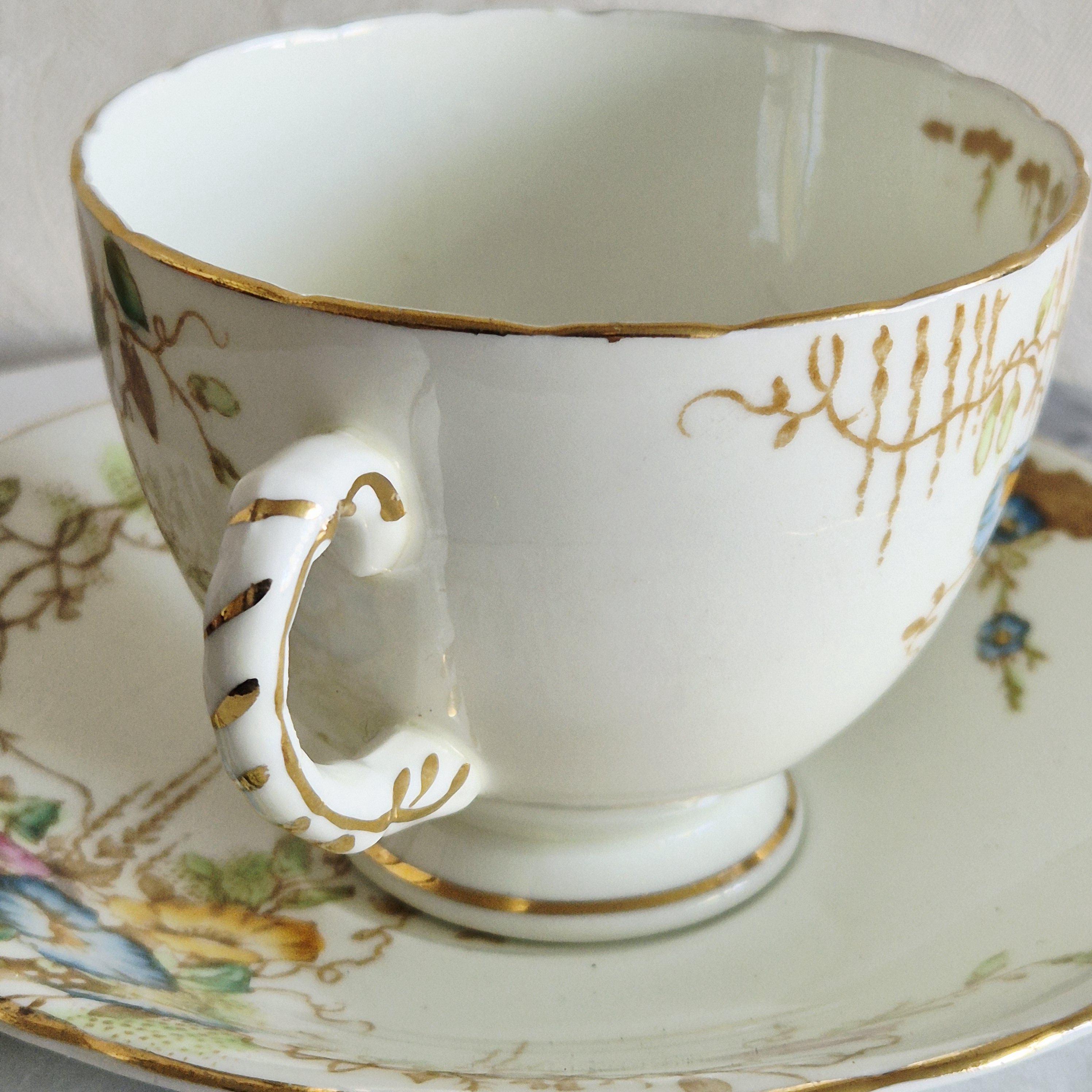 Cup and Saucer From Sutherland China, Made in England Decorated