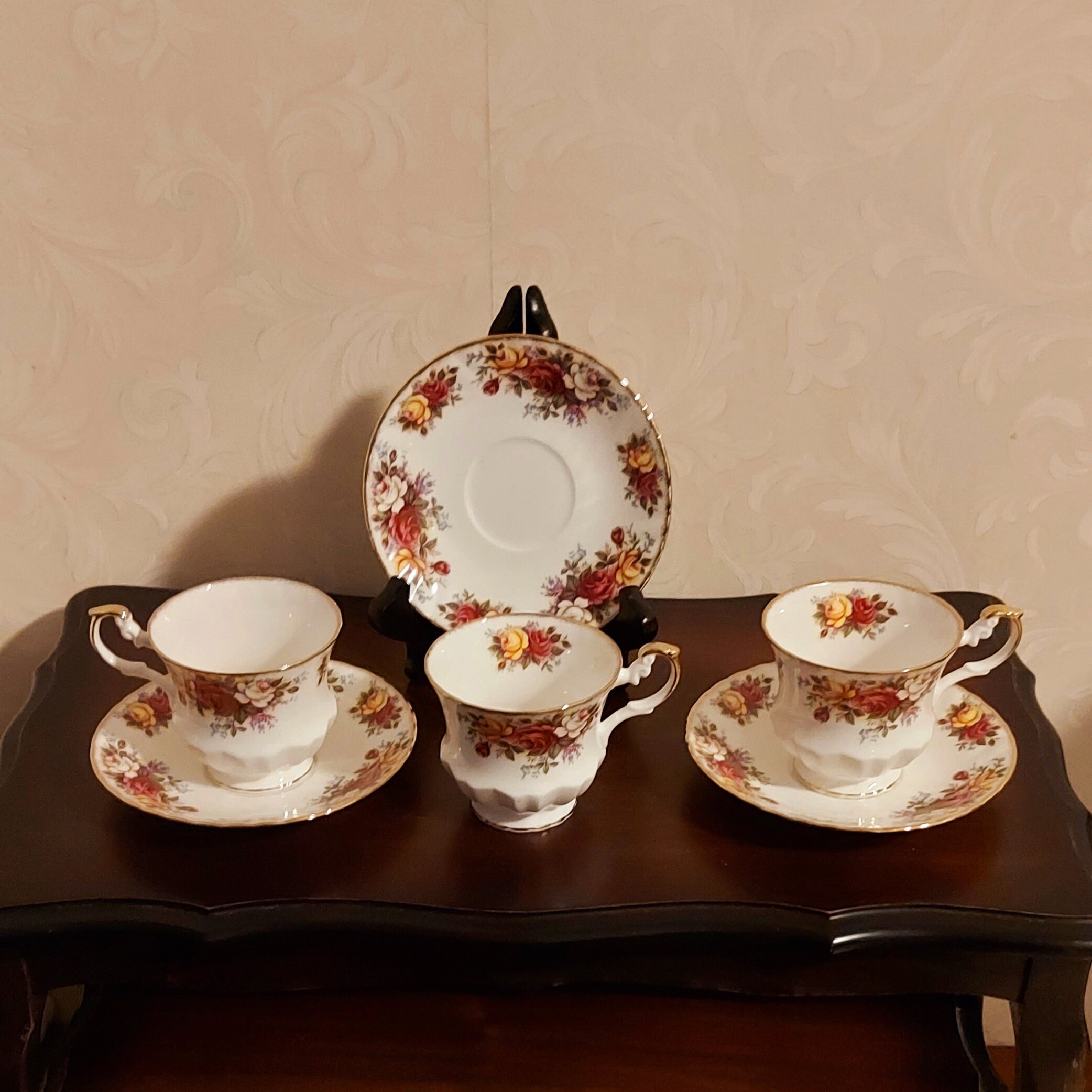 Men's Cup and Saucer of Queens Fine Bone China Made in Etsy