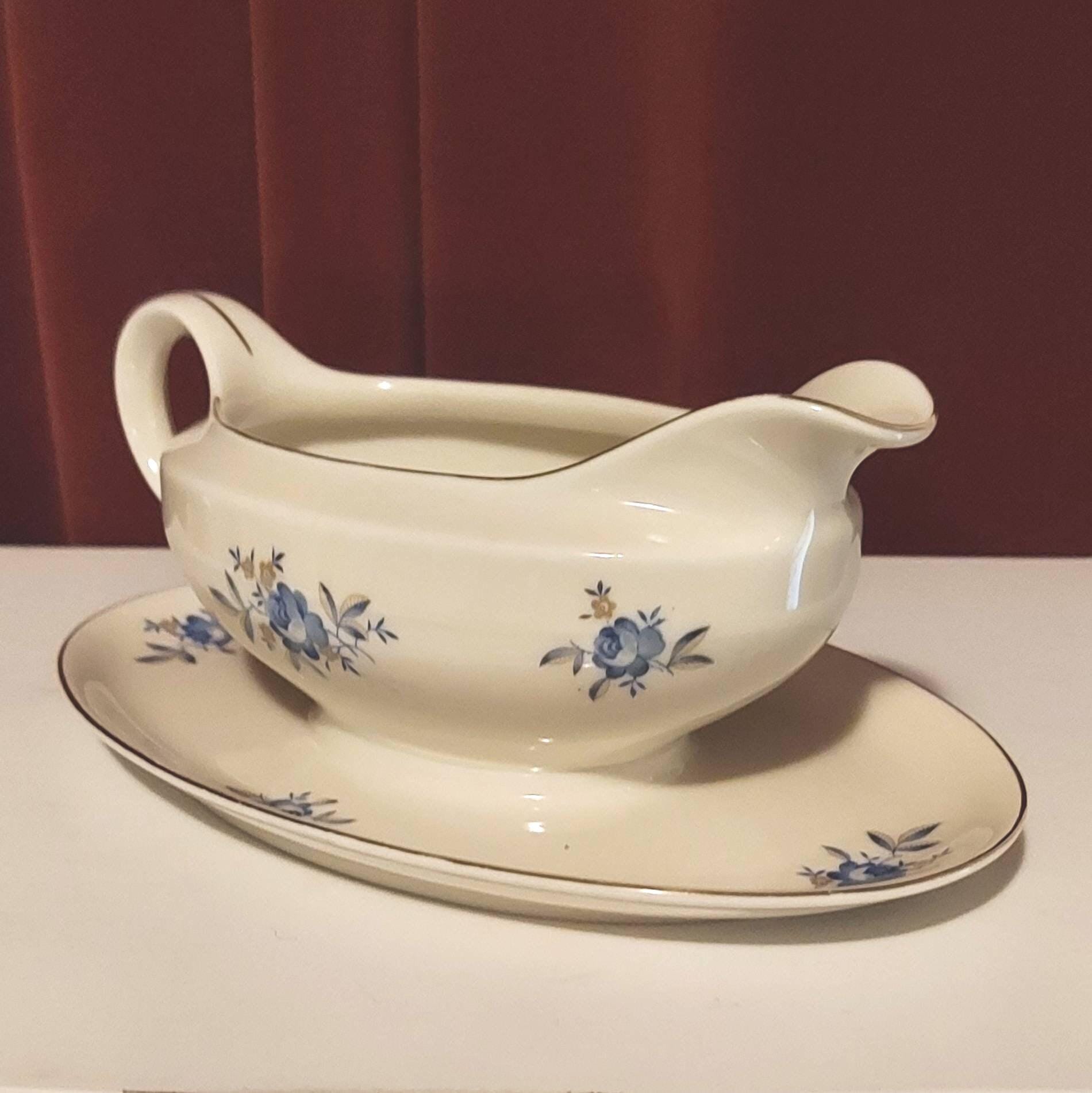 Royal Ivory KPM Germany Vintage 1930s Gravy Boat Decorated With ...