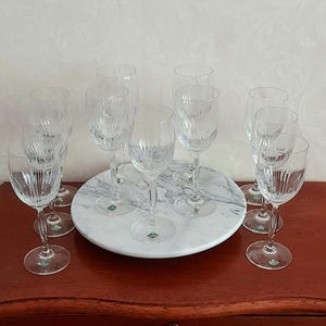 Crystal wine glasses by Klingenbrunn Kristallglas Made in Germany, vintage 70s. Price per piece !!