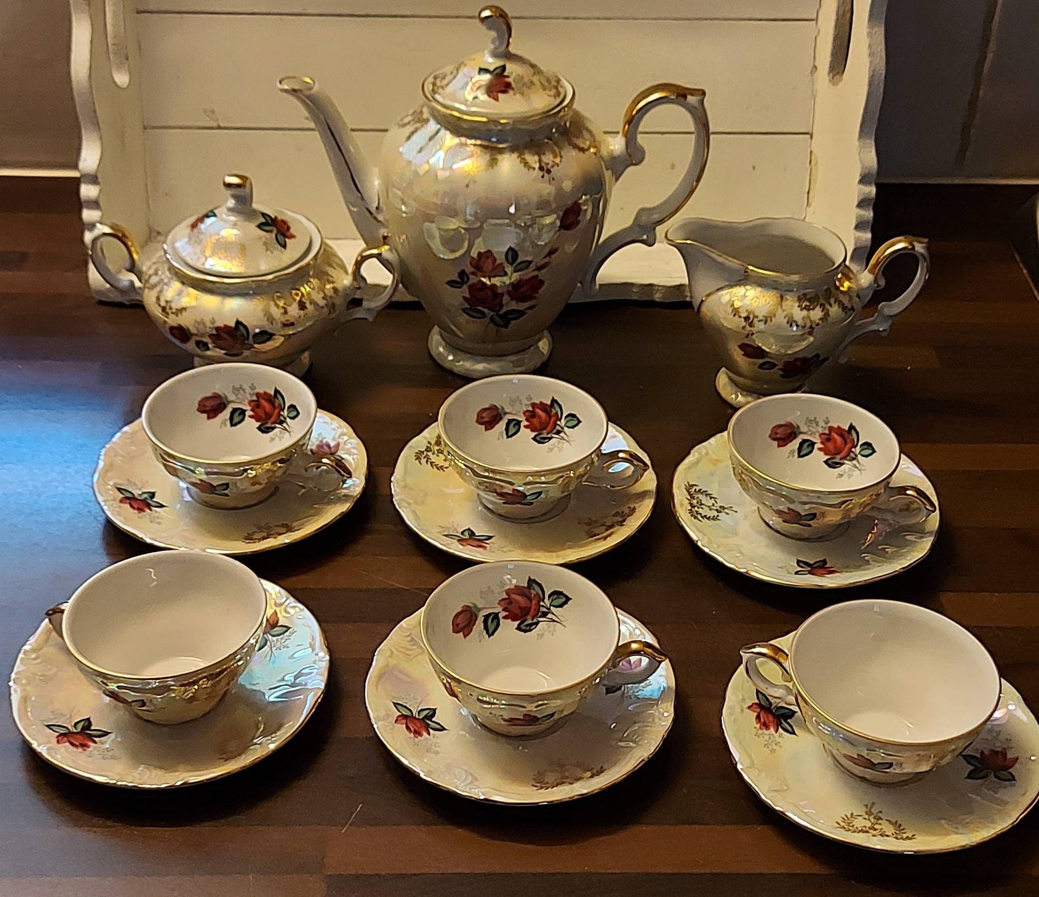 Winterling Bavaria coffee crockery made around 1950 decorated Etsy