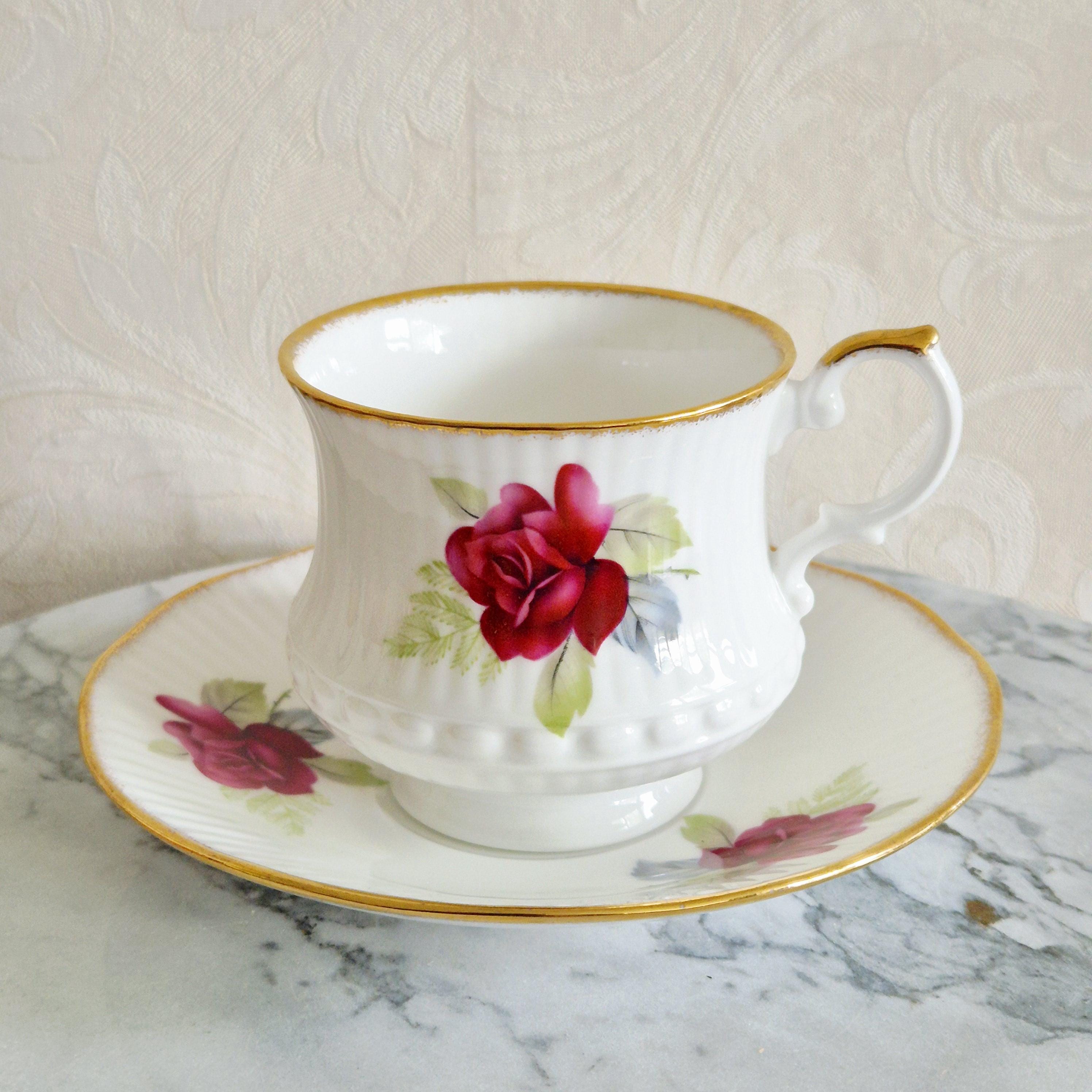 Saucer Elegant China English Rose Prices Roy Kirkham David Austin