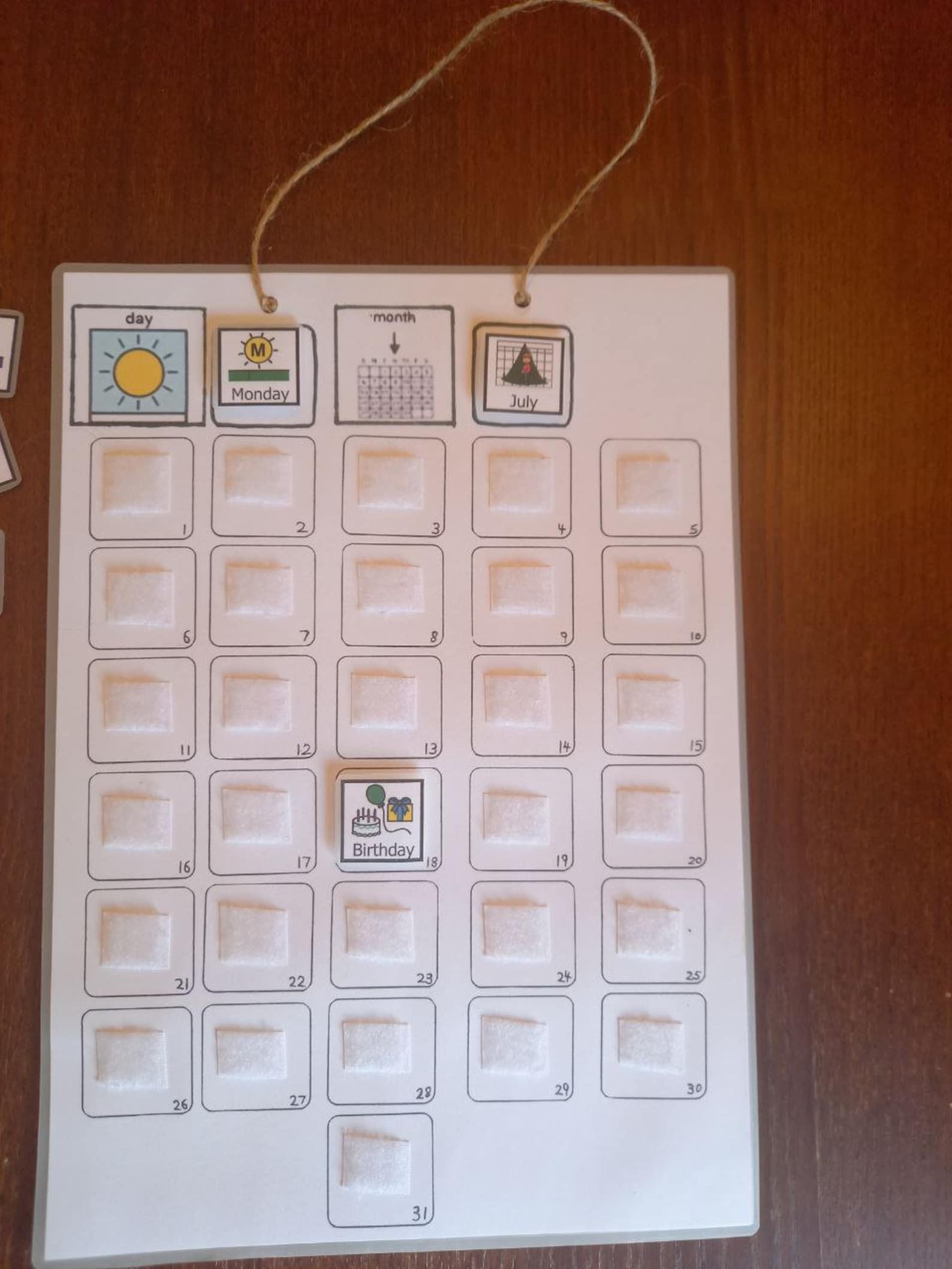 Boardmaker Days Of The Week Symbols