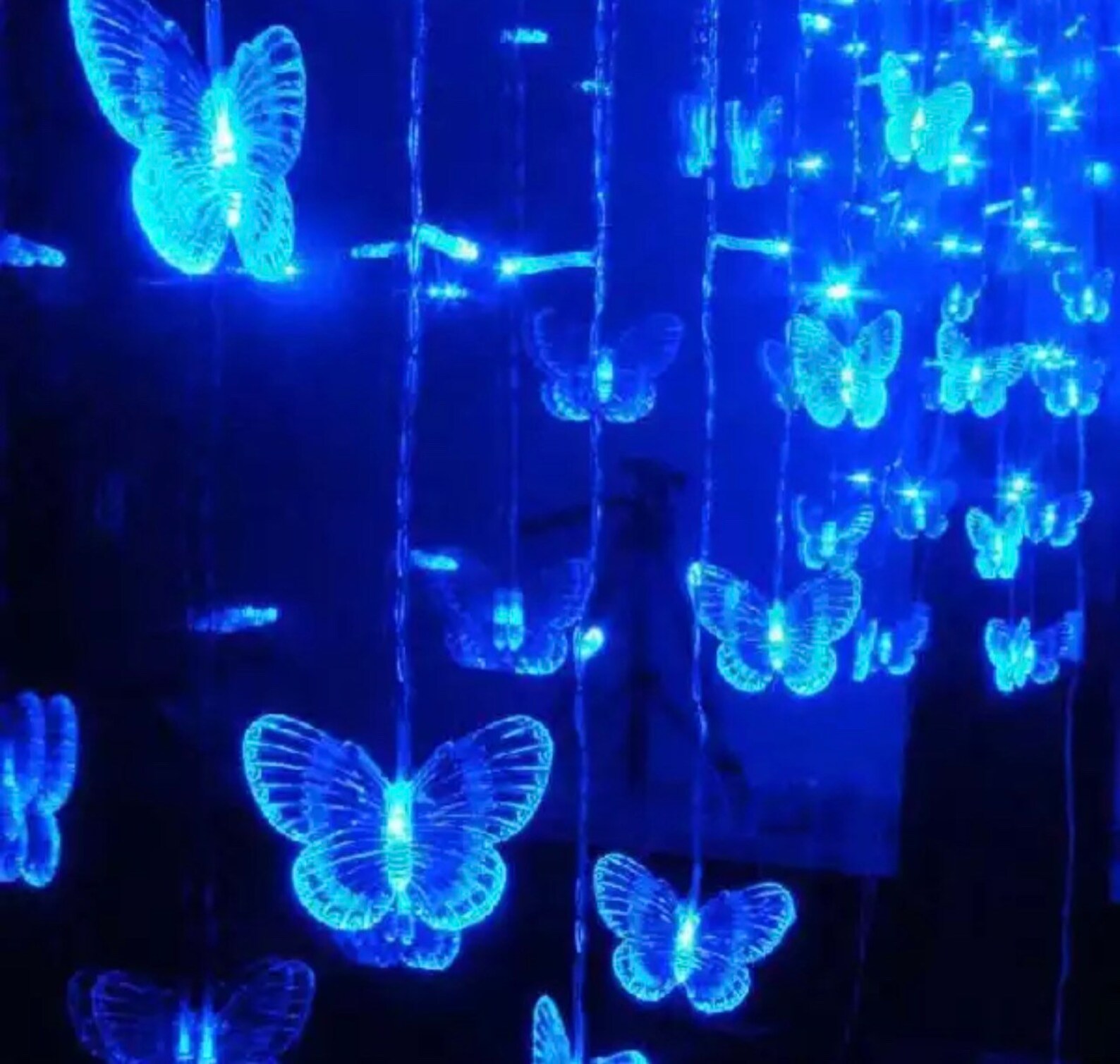 3.5m Butterfly fairy lights LED curtain light Holiday Etsy