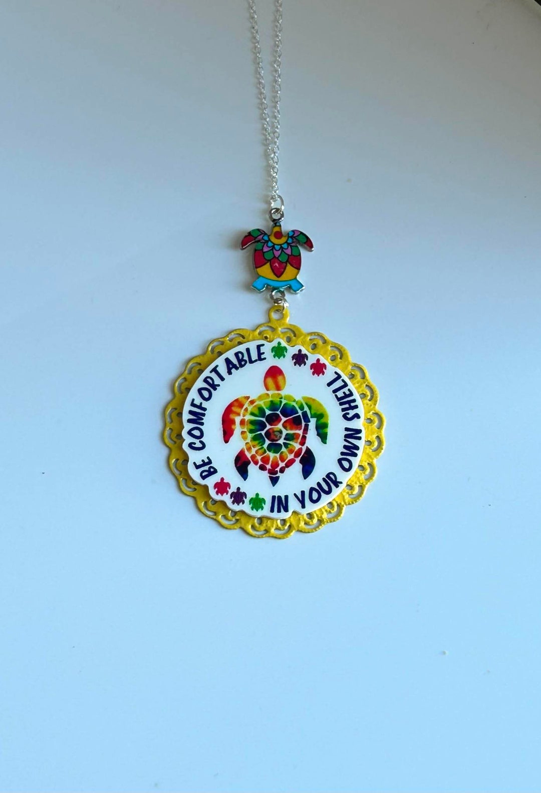 Tenacious Turtle Necklace, Thriving Turtle Necklace, Perseverance ...