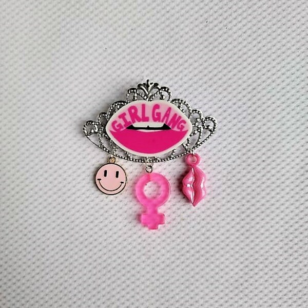 Girl Gang Necklace Etsy