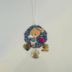 Rainbow Love Necklace, Bright Necklace, Nostalgia Necklace,  Love is Love Necklace, Love Wins Necklace, Pride Necklace: &quot;Rainbow Love&quot;