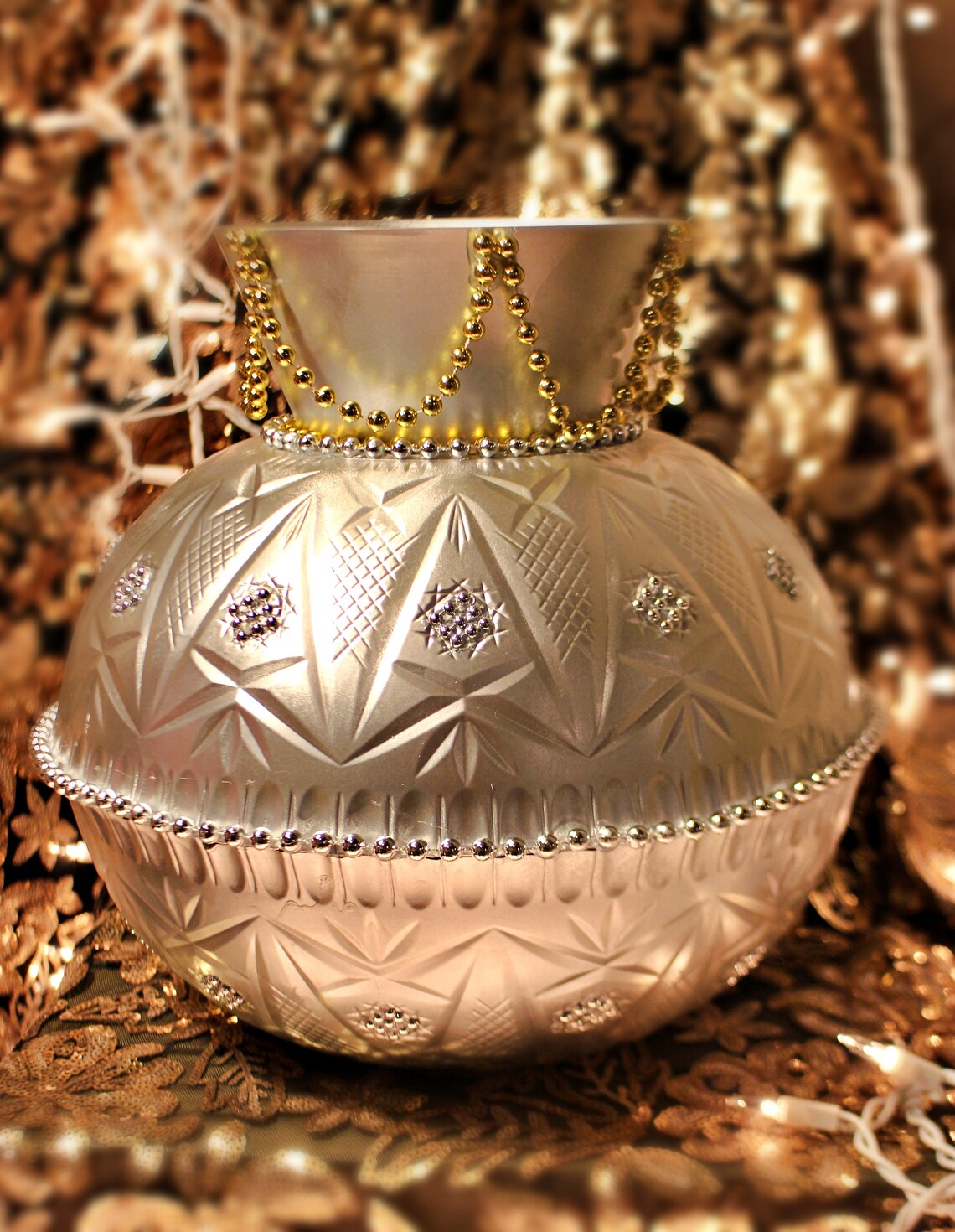 Gold and Silver Event Decorative Pots for Marriage / Mehendi/ Etsy