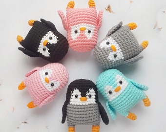 Penguin crochet pattern, Christmas