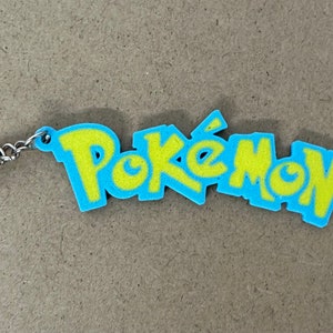 Pokémon inspired key ring multicoloured/customised