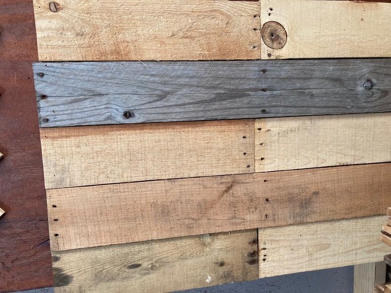 Wide Reclaimed Pallet Boards 36.5 X 4.75 X Etsy