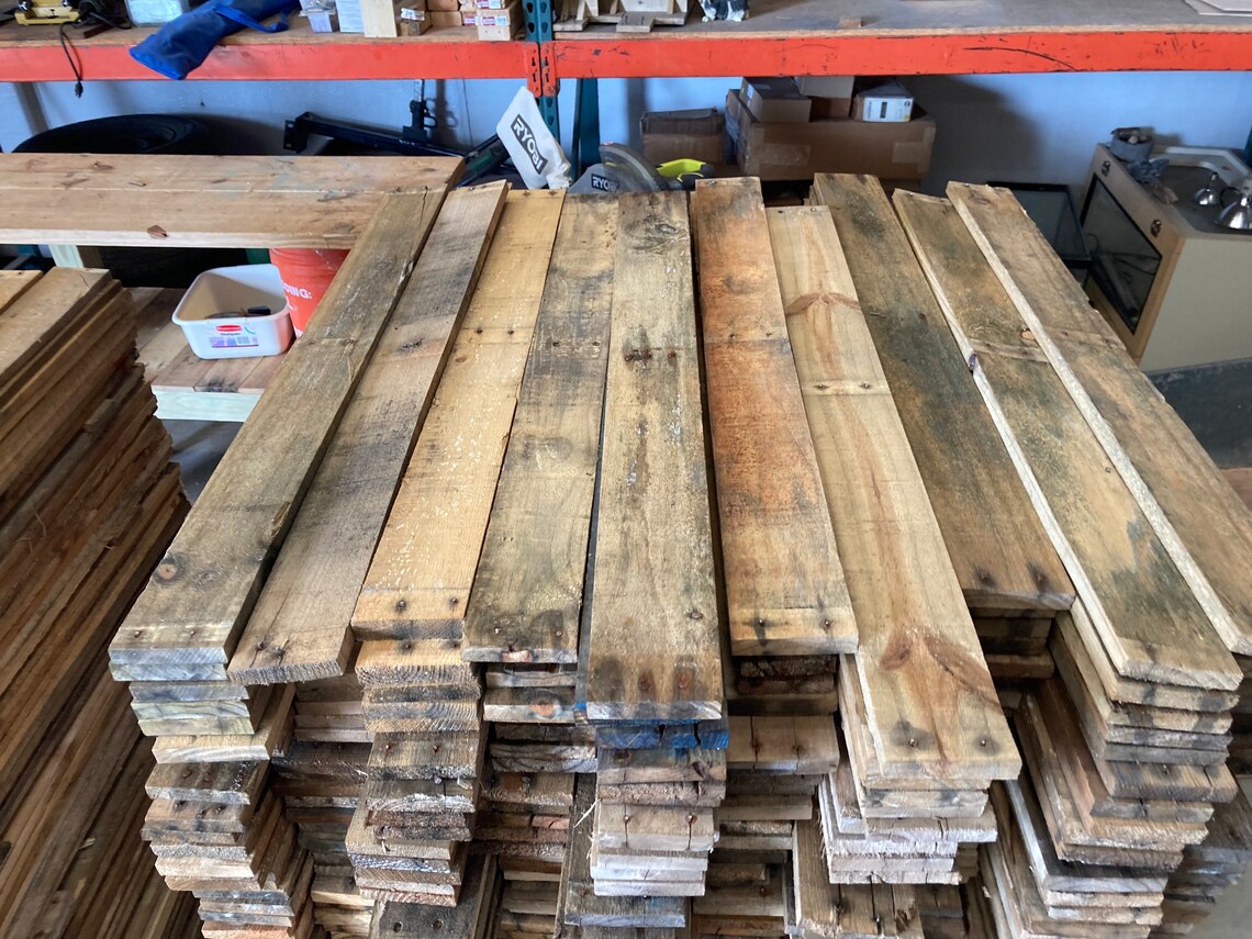 250 Pack Pallet Boards 36.5 x 3.5 x 1/2 Etsy