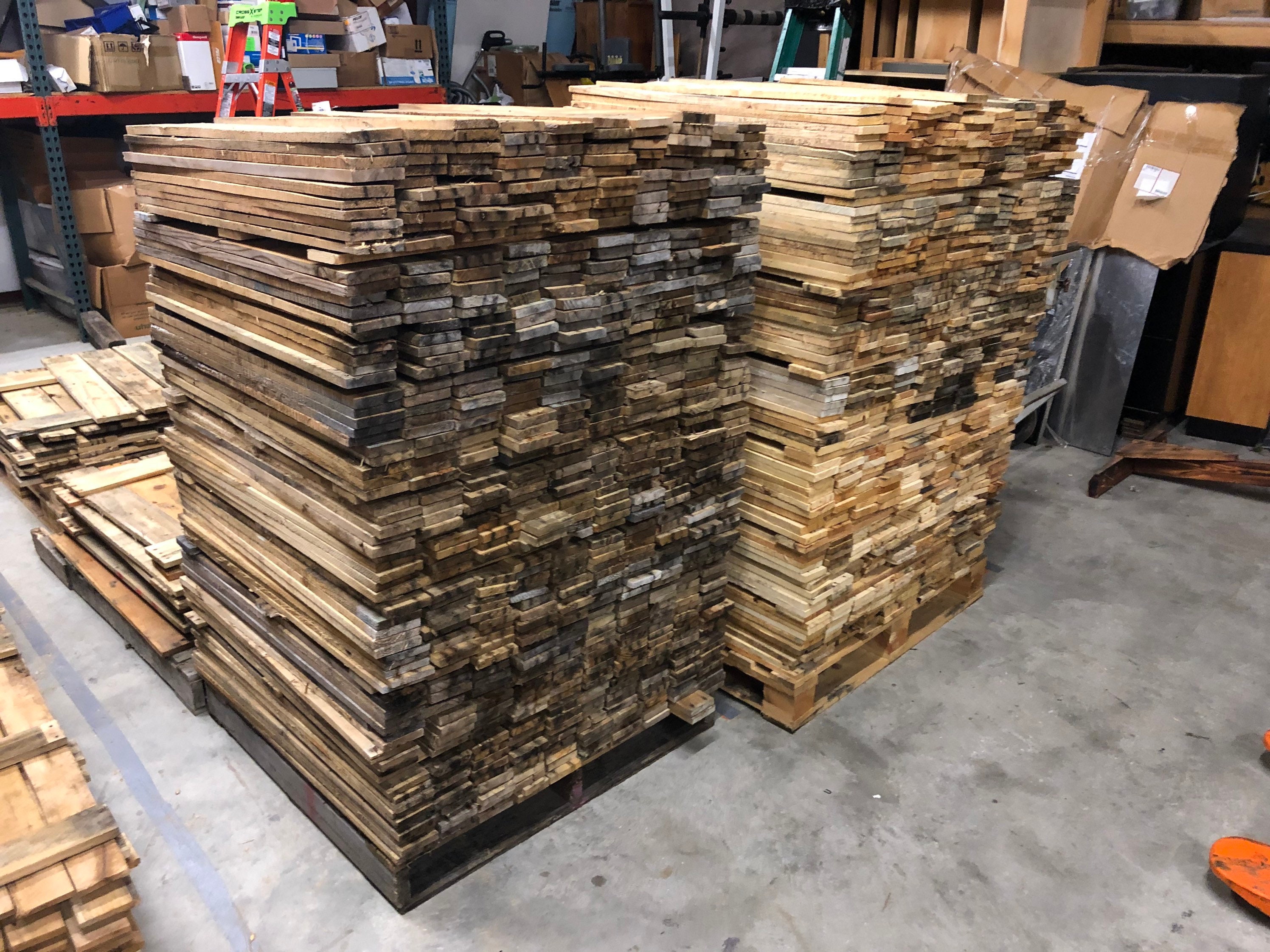 Pallet of Pallet Boards 700 boards 36.5 x 3.5 Etsy
